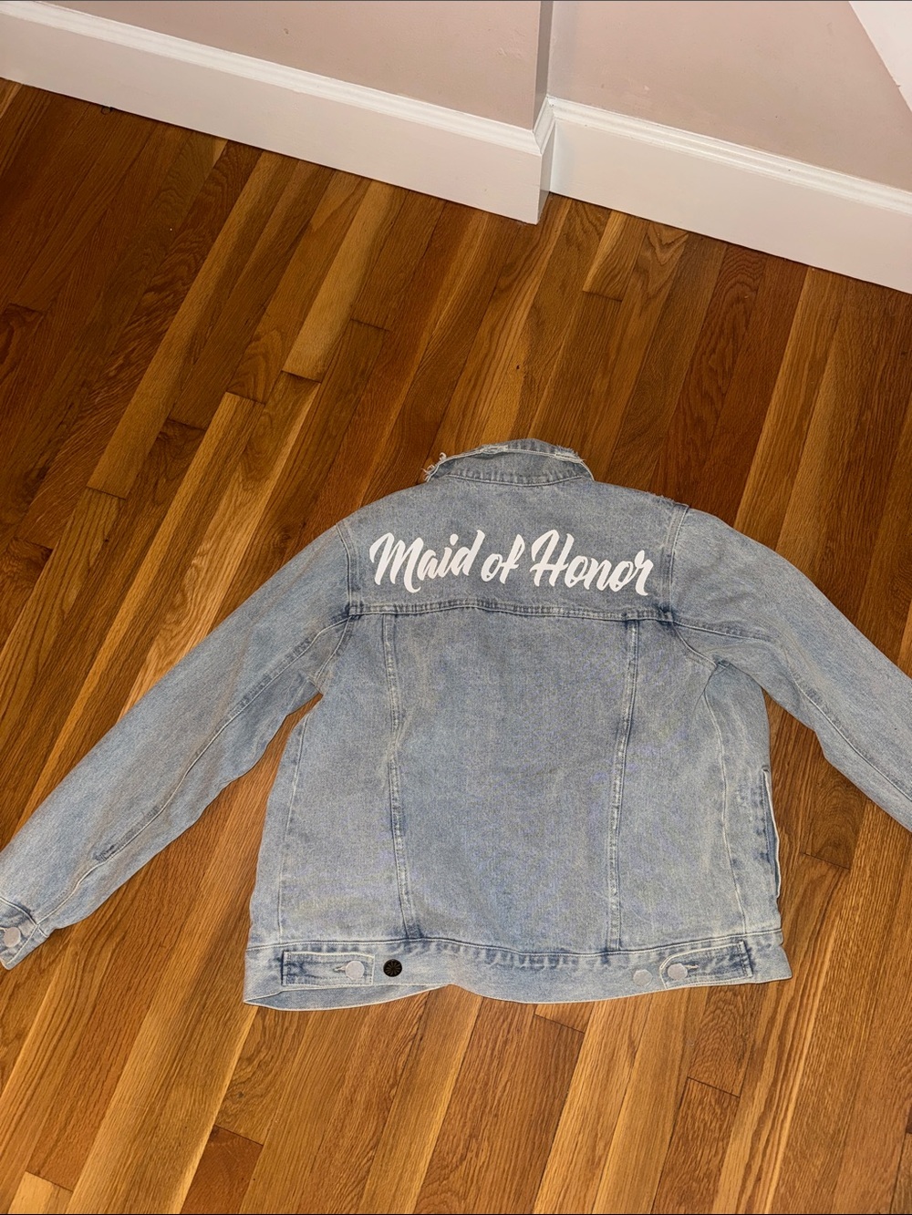 Show Me Your MuMu Light Wash Denim Jacket